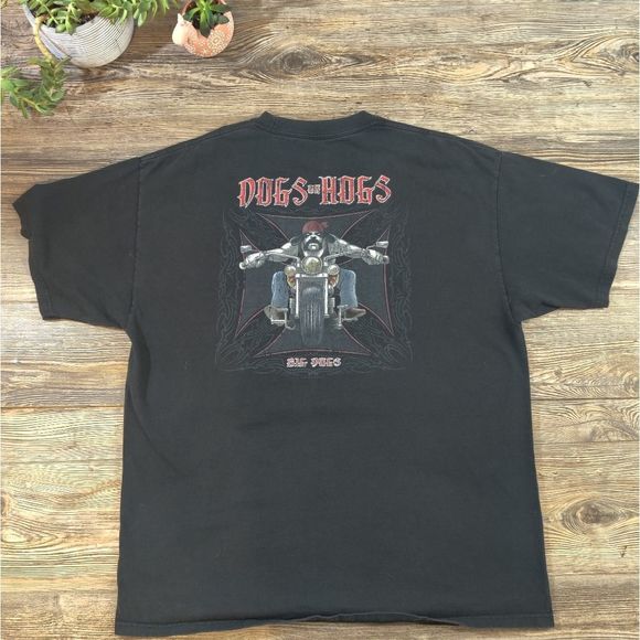Big Dogs Shirts Vintage Big Dog Dog On Hogs Shirt Xl Poshmark